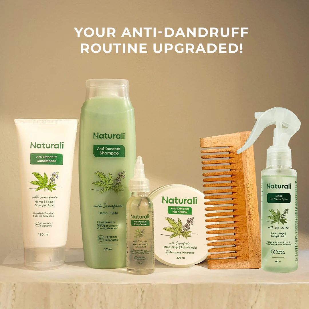 Anti-Dandruff Hair Spray with Hemp, Sage & Salicylic Acid - Image 7