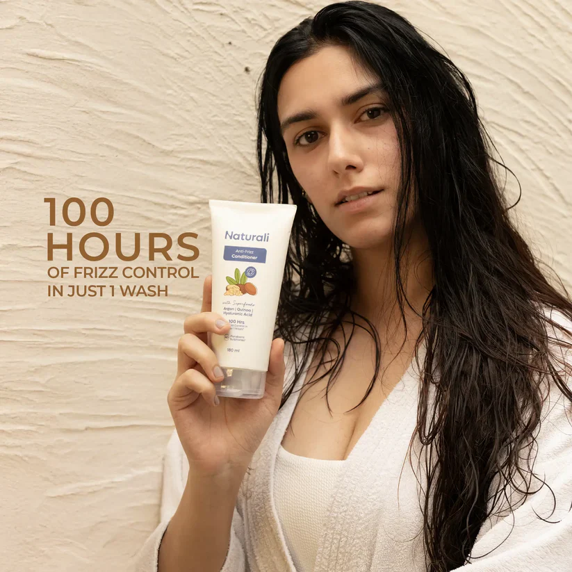 Anti frizz shampoo + Anti Frizz Conditioner + Scalp Massager - Image 3