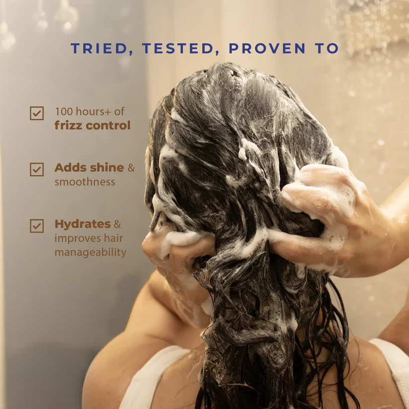 Anti frizz shampoo + Anti Frizz Conditioner + Scalp Massager - Image 4