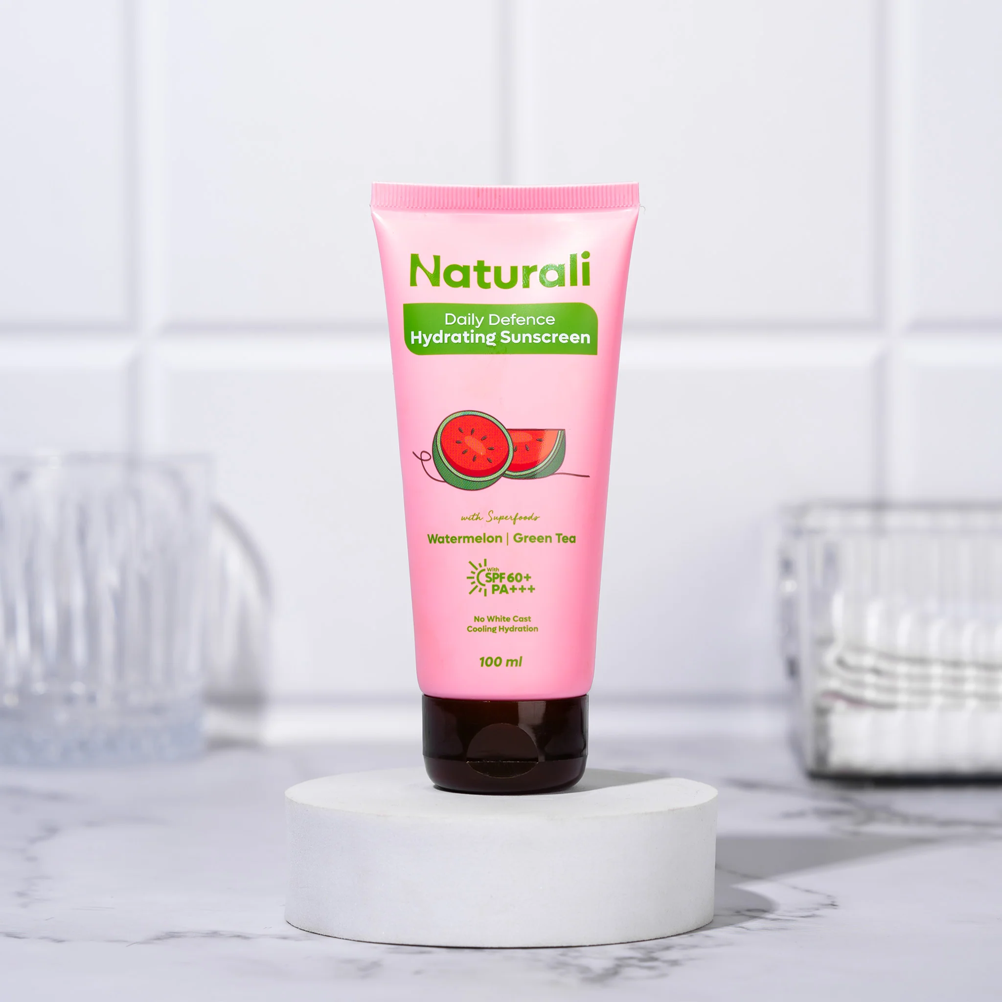 Naturali Daily Defence Cooling & Hydrating Sunscreen With Watermelon, Green Tea & Vitamin E - Image 12