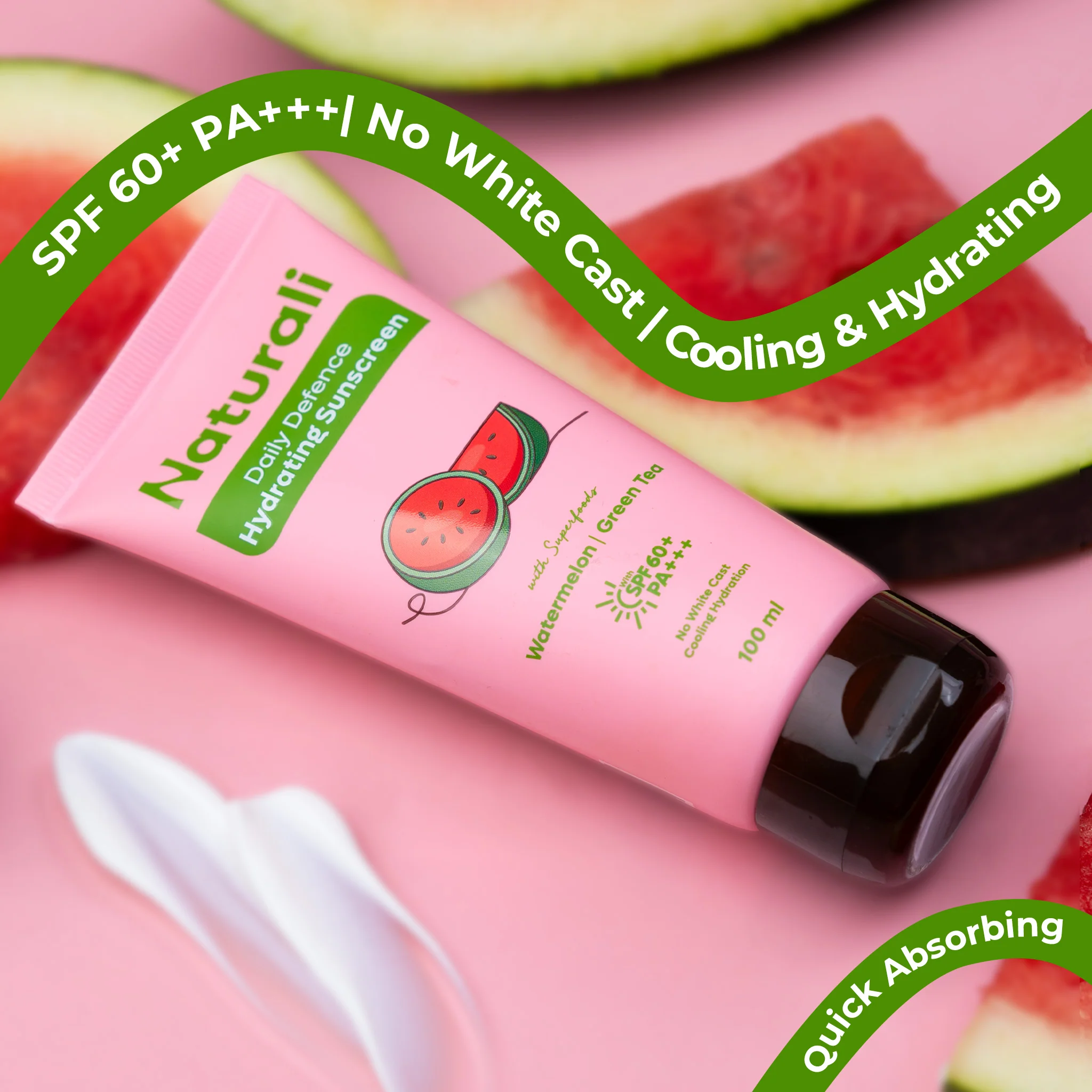 Naturali Daily Defence Cooling & Hydrating Sunscreen With Watermelon, Green Tea & Vitamin E - Image 13