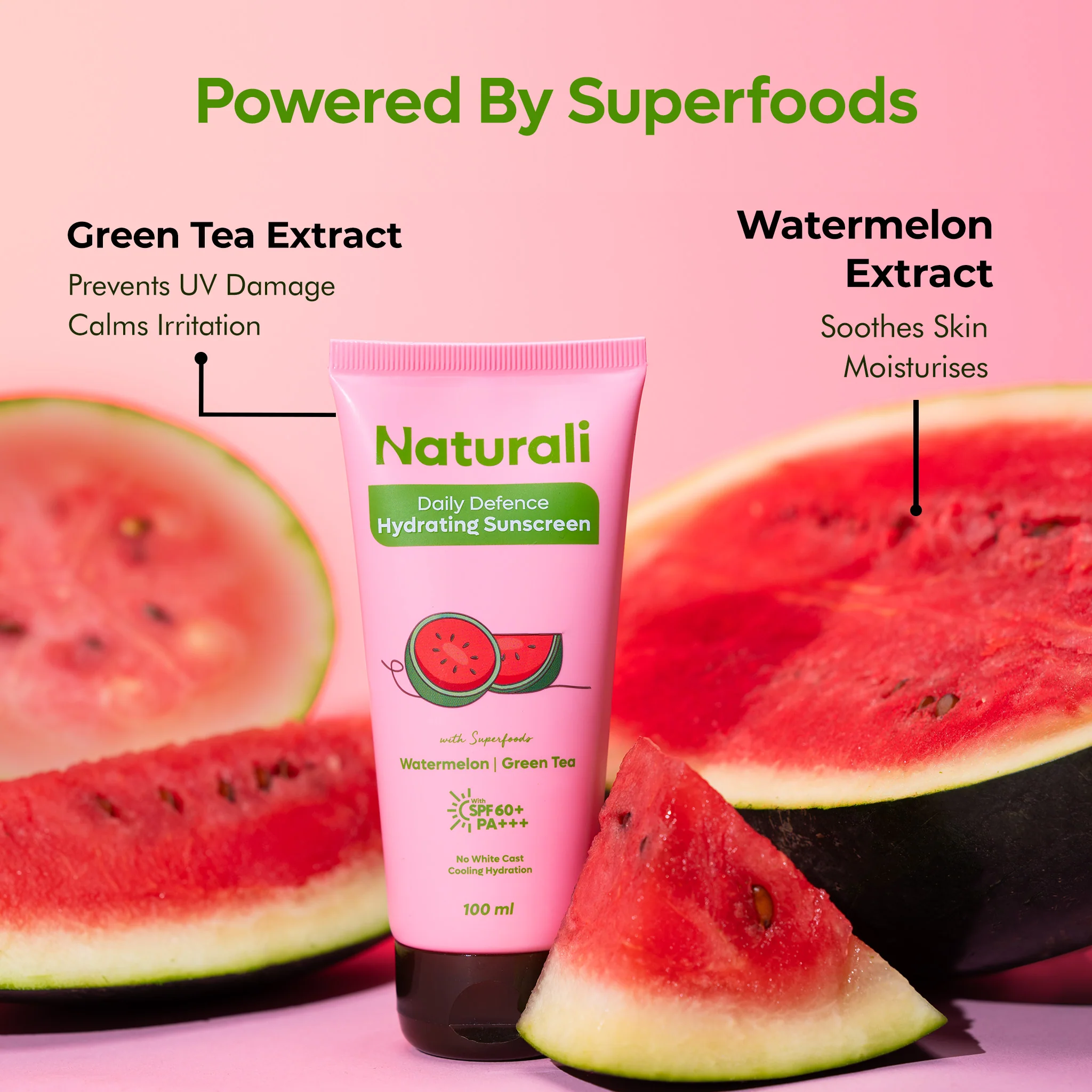 Naturali Daily Defence Cooling & Hydrating Sunscreen With Watermelon, Green Tea & Vitamin E - Image 14