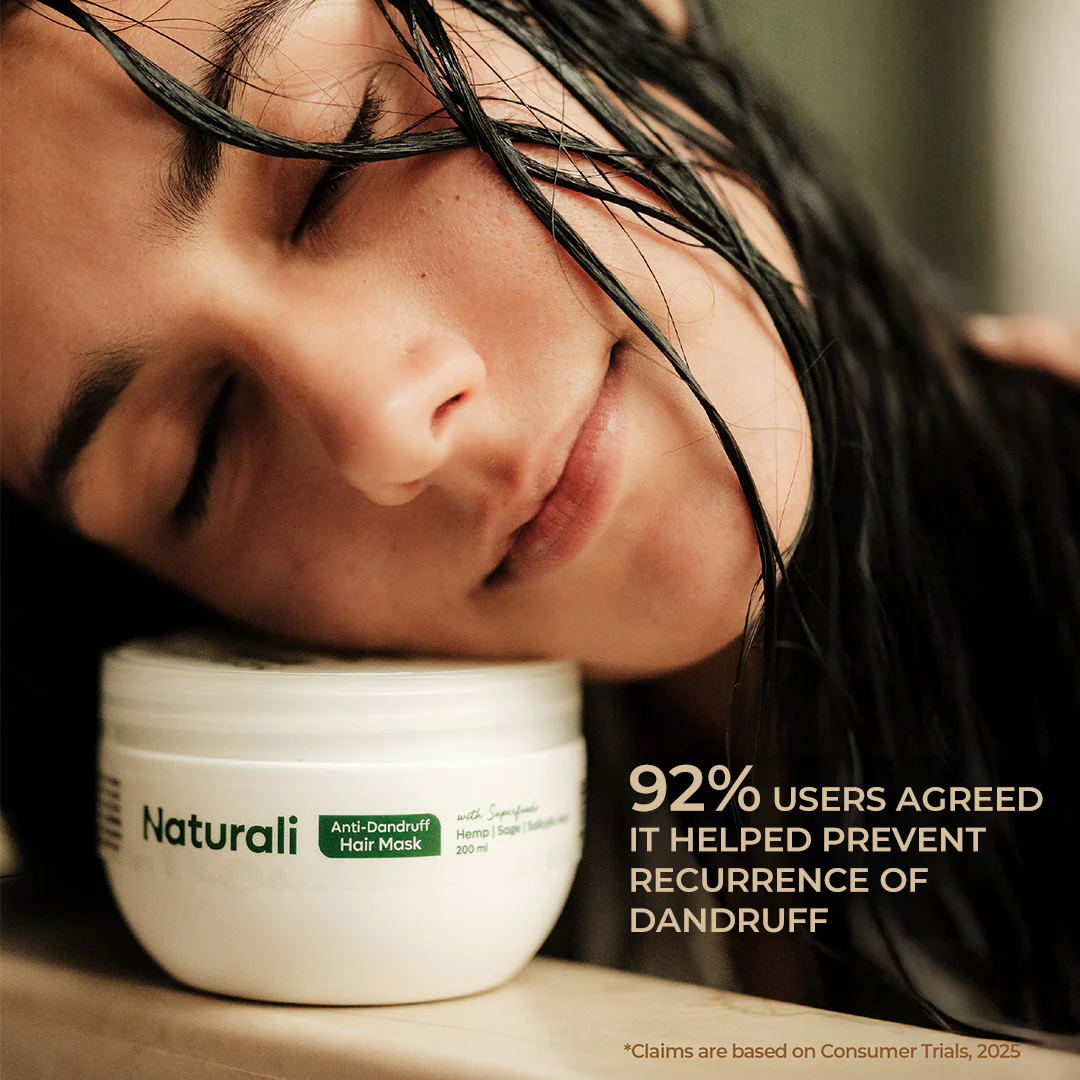 Dandruff Defence Shampoo + Anti-Dandruff Hair Mask + Wooden Comb - Image 3
