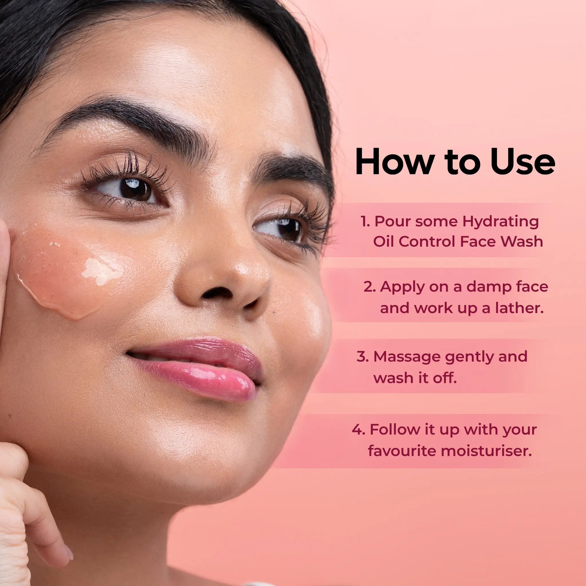 Naturali Hydrating Oil Control Facewash with Red Raspberry and Marula - Image 7
