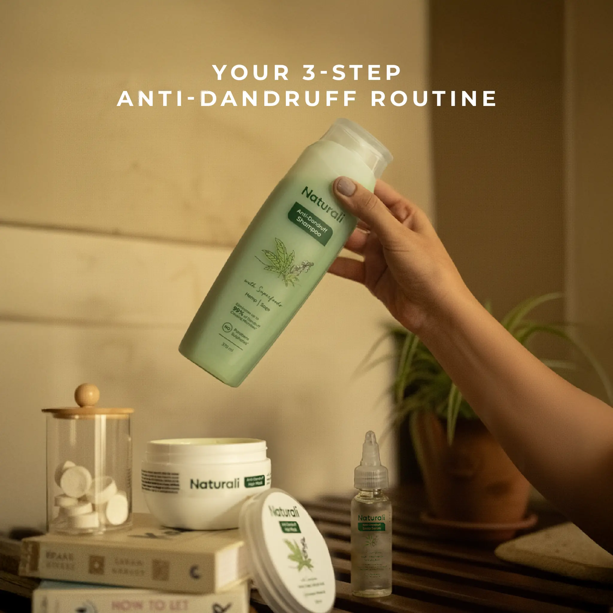 Naturali Anti-Dandruff Hair Mask With Hemp, Sage & Salicylic Acid - Image 5
