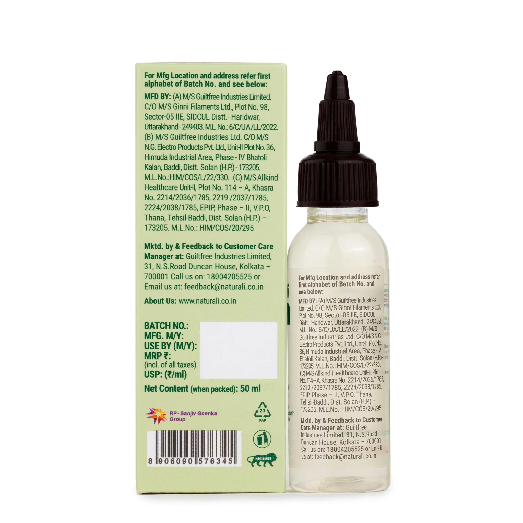 Naturali Anti-Dandruff Scalp Serum With Sage, Tea Tree Oil & Salicylic Acid - Image 9
