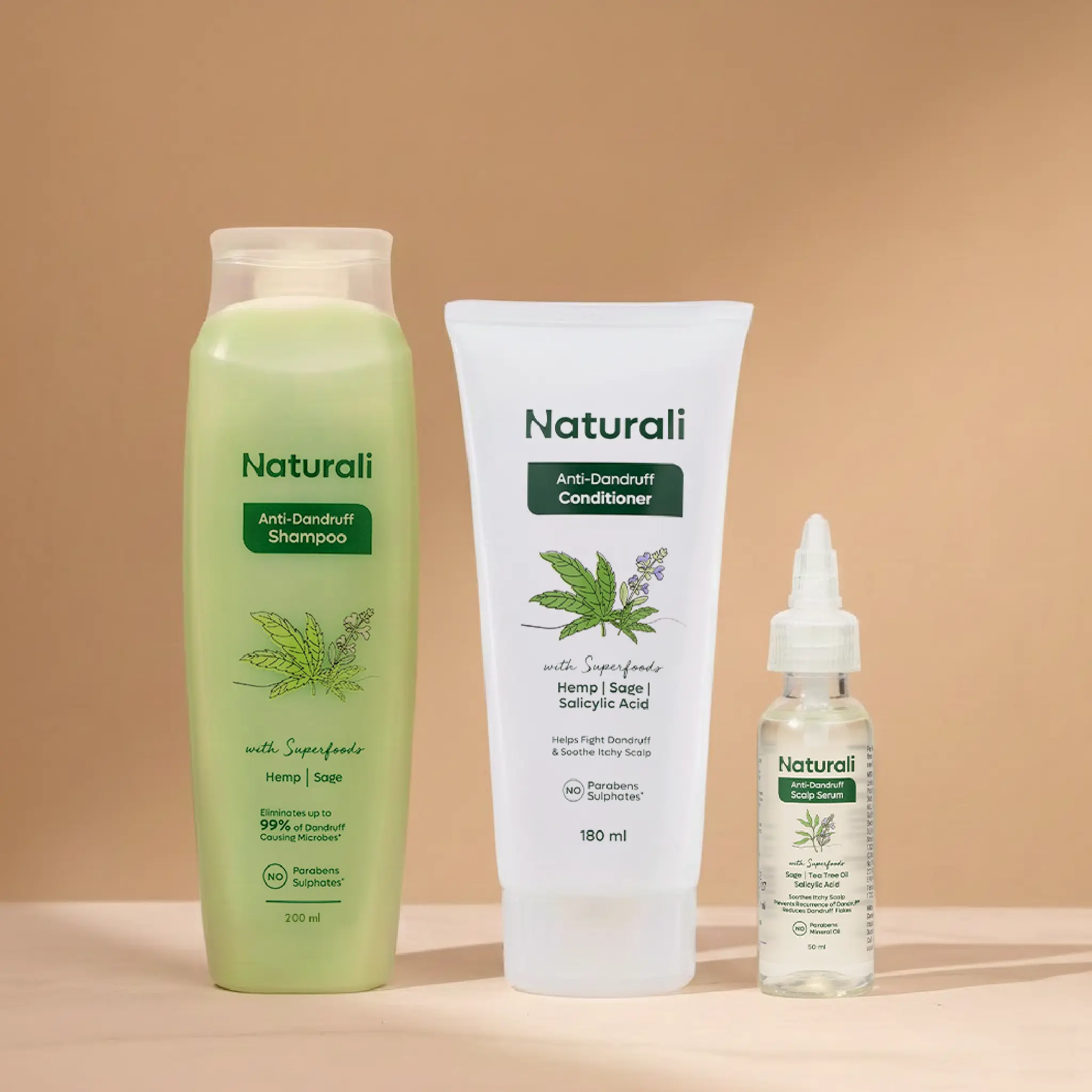 Naturali Anti-Dandruff Shampoo + Conditioner + Scalp Serum - Image 10