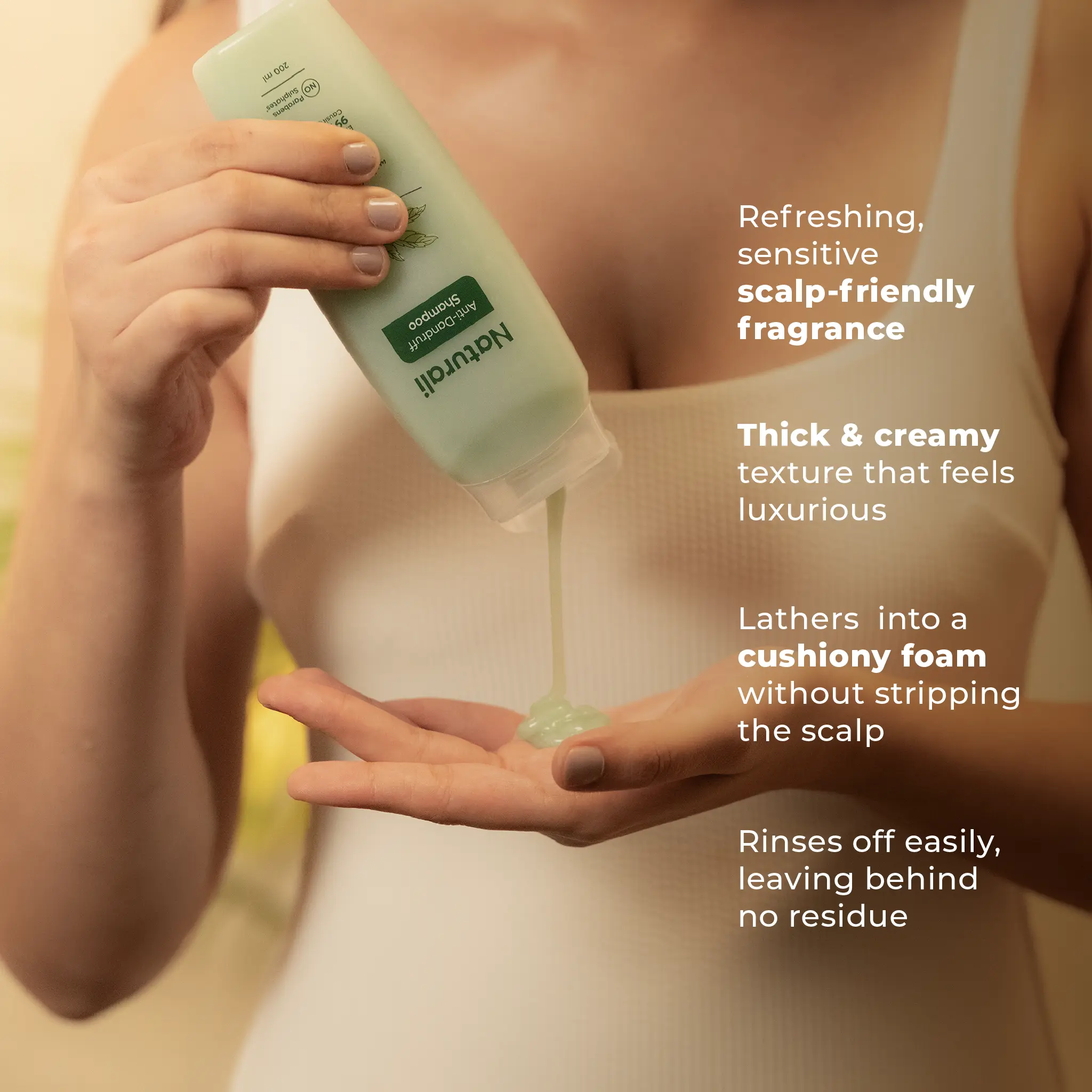 Naturali Anti-Dandruff Shampoo with Hemp, Sage & Salicylic Acid - Image 3