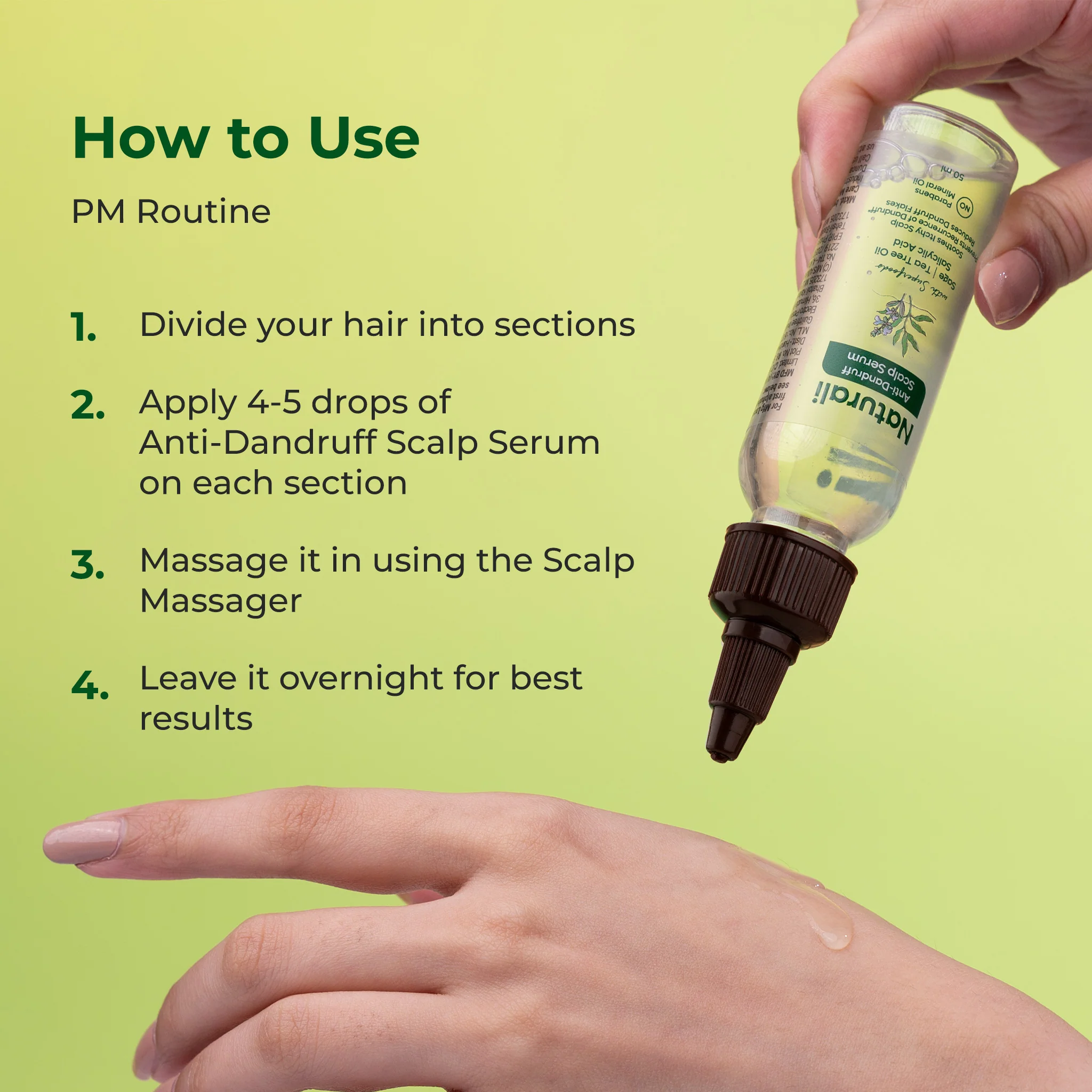 Naturali Anti-Dandruff Total Care Routine - Shampoo + Hair Mask + Scalp Serum + Scalp Massager (Hemp Range) - Image 7