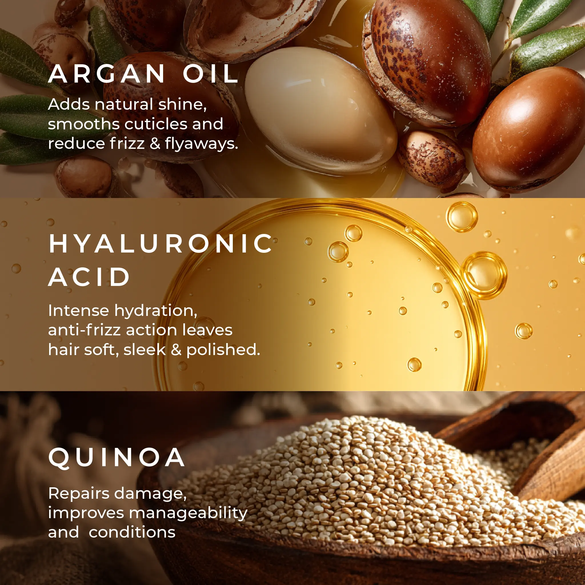 Naturali Anti-Frizz Conditioner with Argan Oil, Quinoa, and Hyaluronic Acid - Image 5