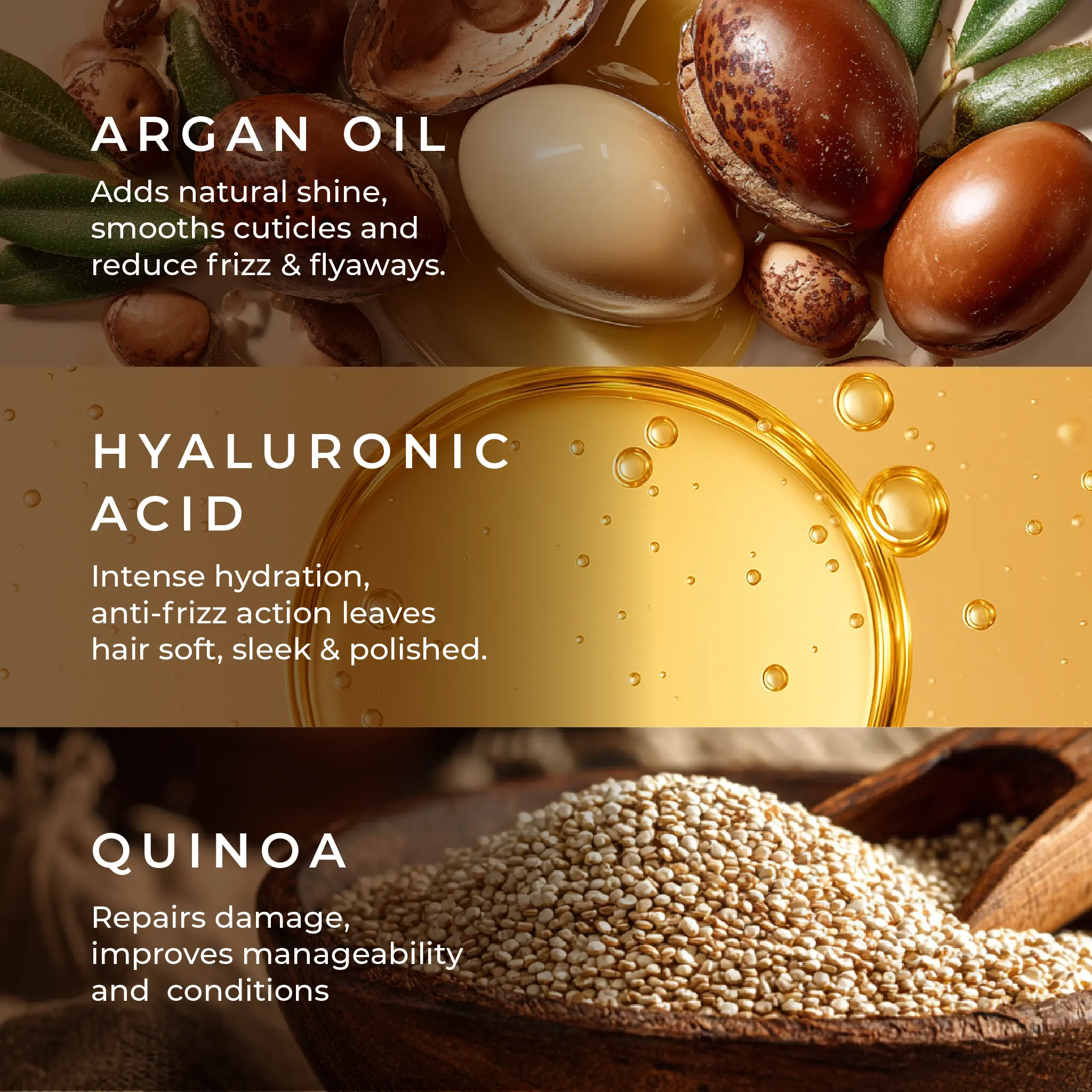 Naturali Anti-Frizz Hair Serum with Argan Oil, Quinoa, and Hyaluronic Acid - Image 5