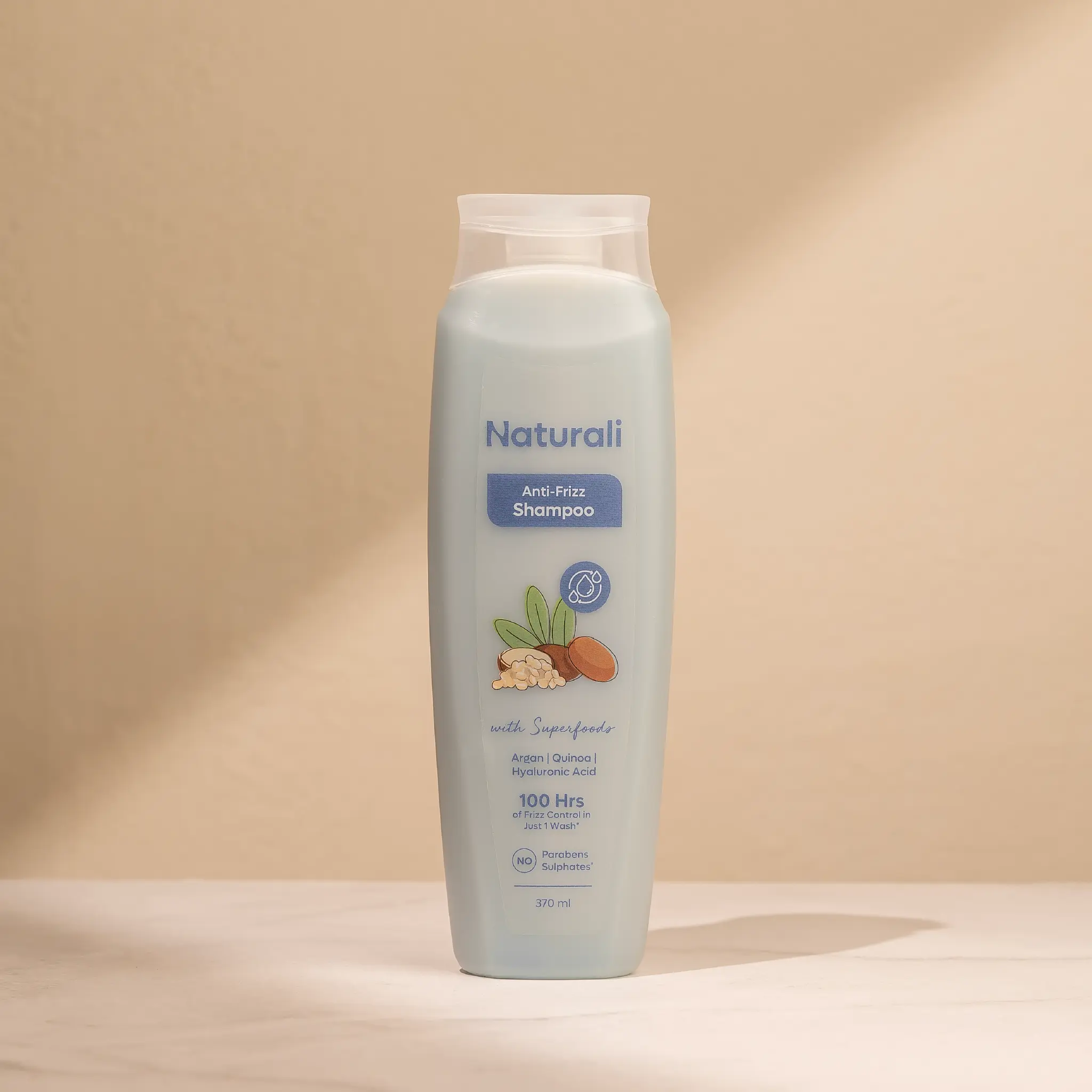 Naturali Anti-Frizz Shampoo with Argan Oil, Quinoa & Hyaluronic Acid - Image 11