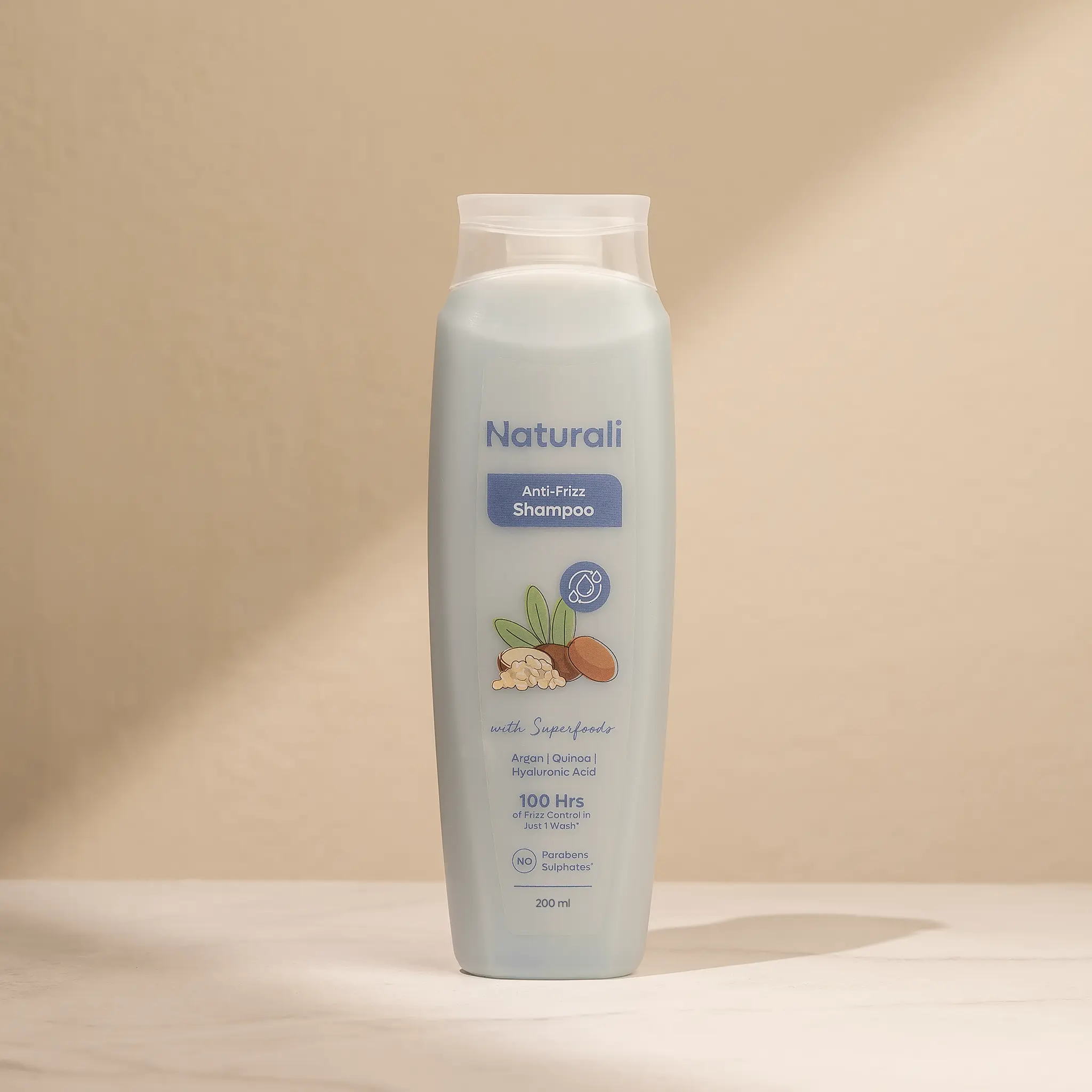 Naturali Anti-Frizz Shampoo with Argan Oil, Quinoa & Hyaluronic Acid - Image 13