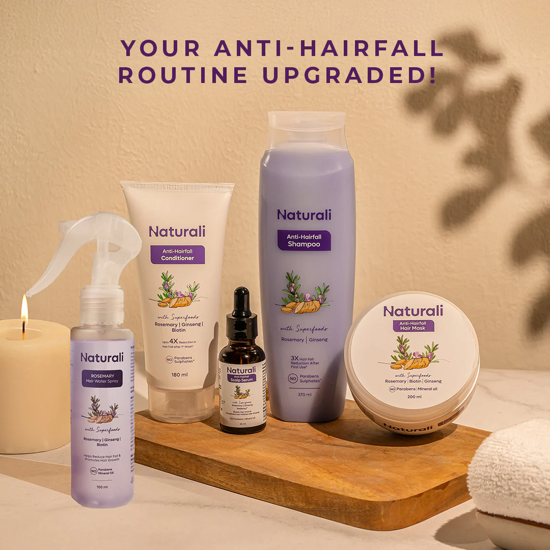 Naturali Anti-Hairfall Hair Spray with Rosemary, Ginseng & Biotin - Image 7