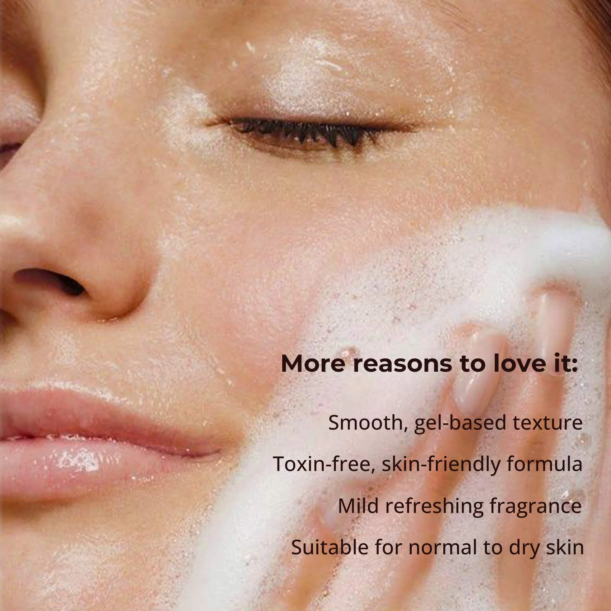 Naturali Aqua Hydrating Face Wash With Earth Marine Water, Sea Algae & Shea Butter - Image 4