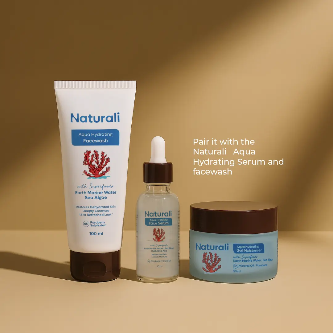 Naturali Aqua Hydrating Gel Moisturiser With Earth Marine Water & Sea Algae - Image 5