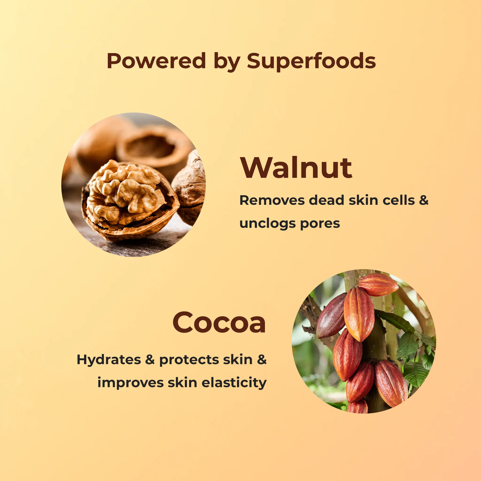 Naturali Exfoliating Body Scrub With Walnut & Cocoa - Image 3
