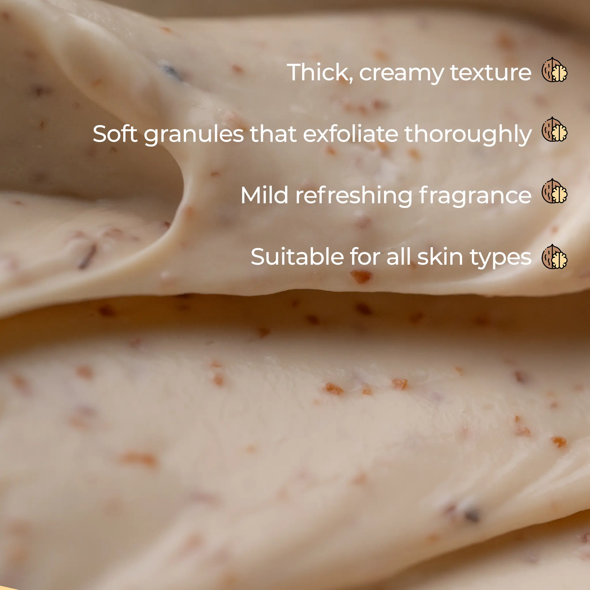 Naturali Exfoliating Body Scrub With Walnut & Cocoa - Image 4