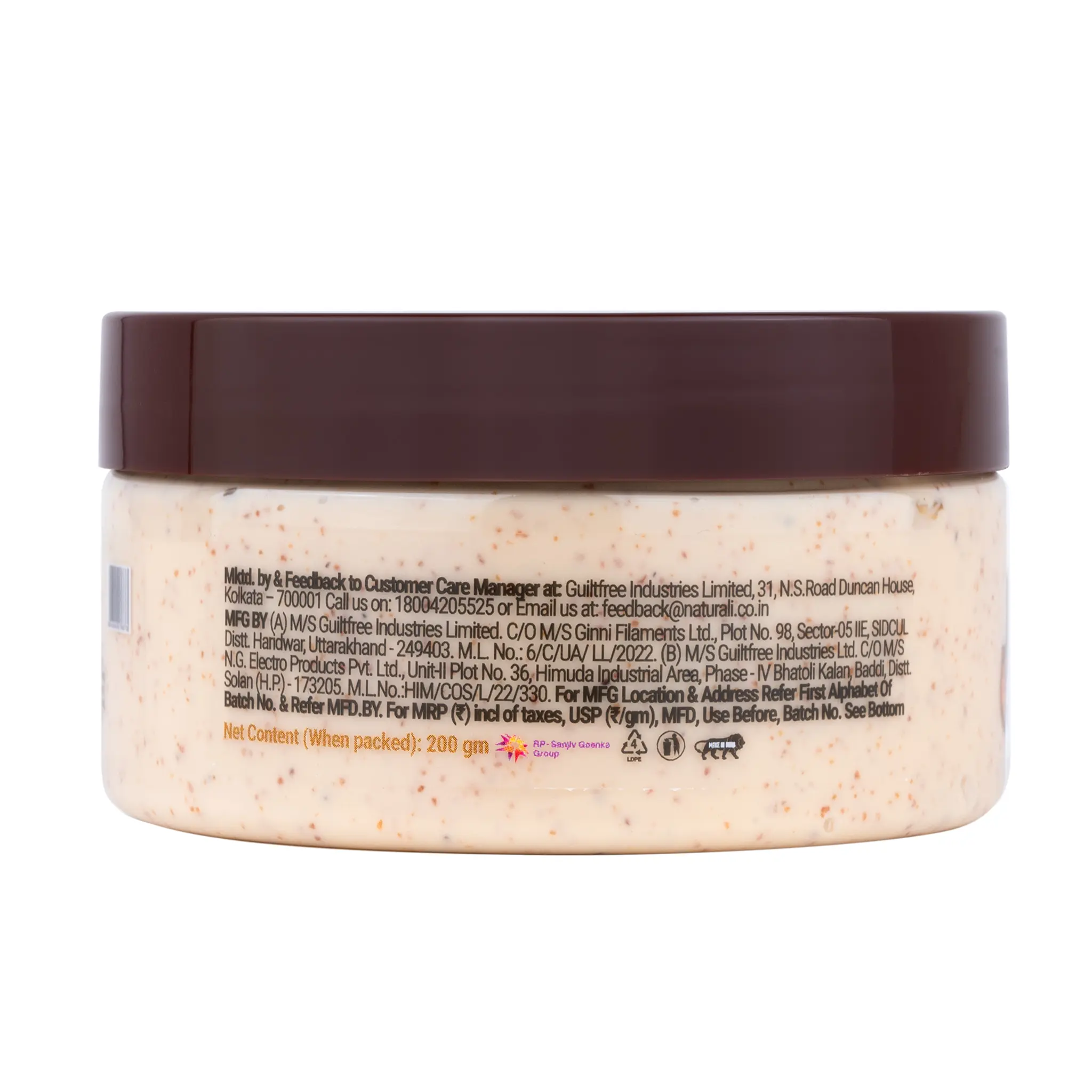 Naturali Exfoliating Body Scrub With Walnut & Cocoa - Image 6