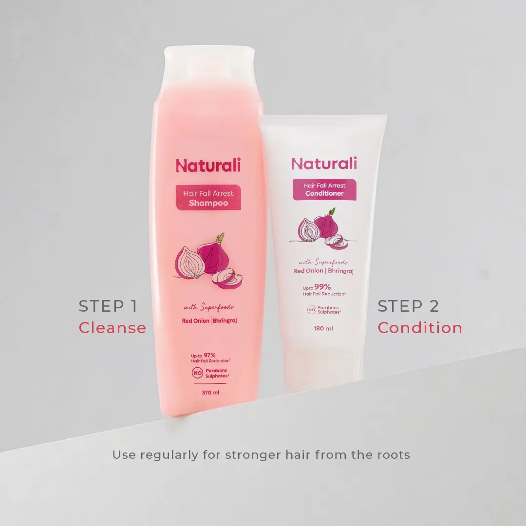 Naturali Hair Fall Arrest Shampoo with Onion and Bhringraj - Image 6