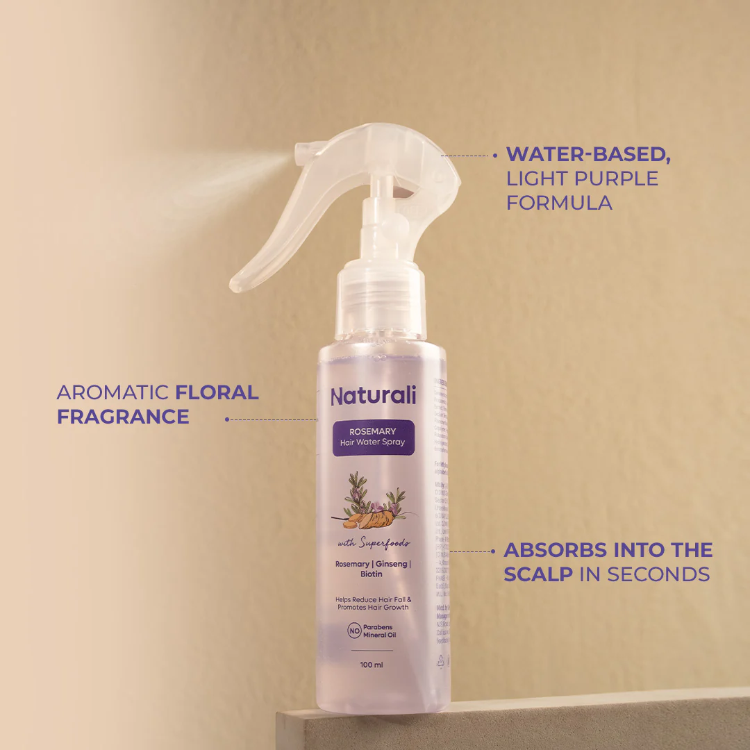 Naturali Dandruff Hair spray + Anti-Hairfall Rosemary Hair spray - Image 6