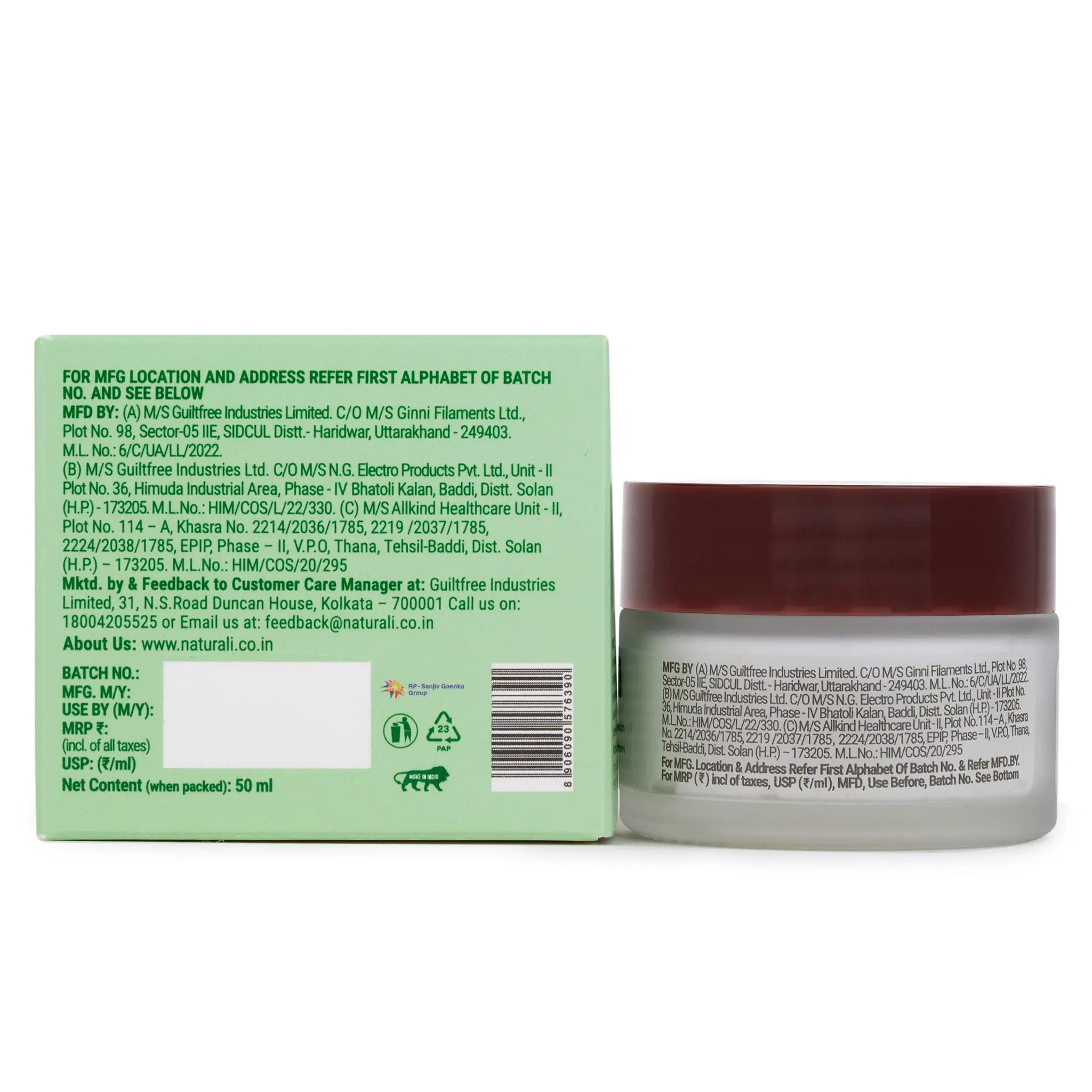 Naturali Pigmentation Corrector Moisturiser With Oat, Pea & Alpha Arbutin - Image 8