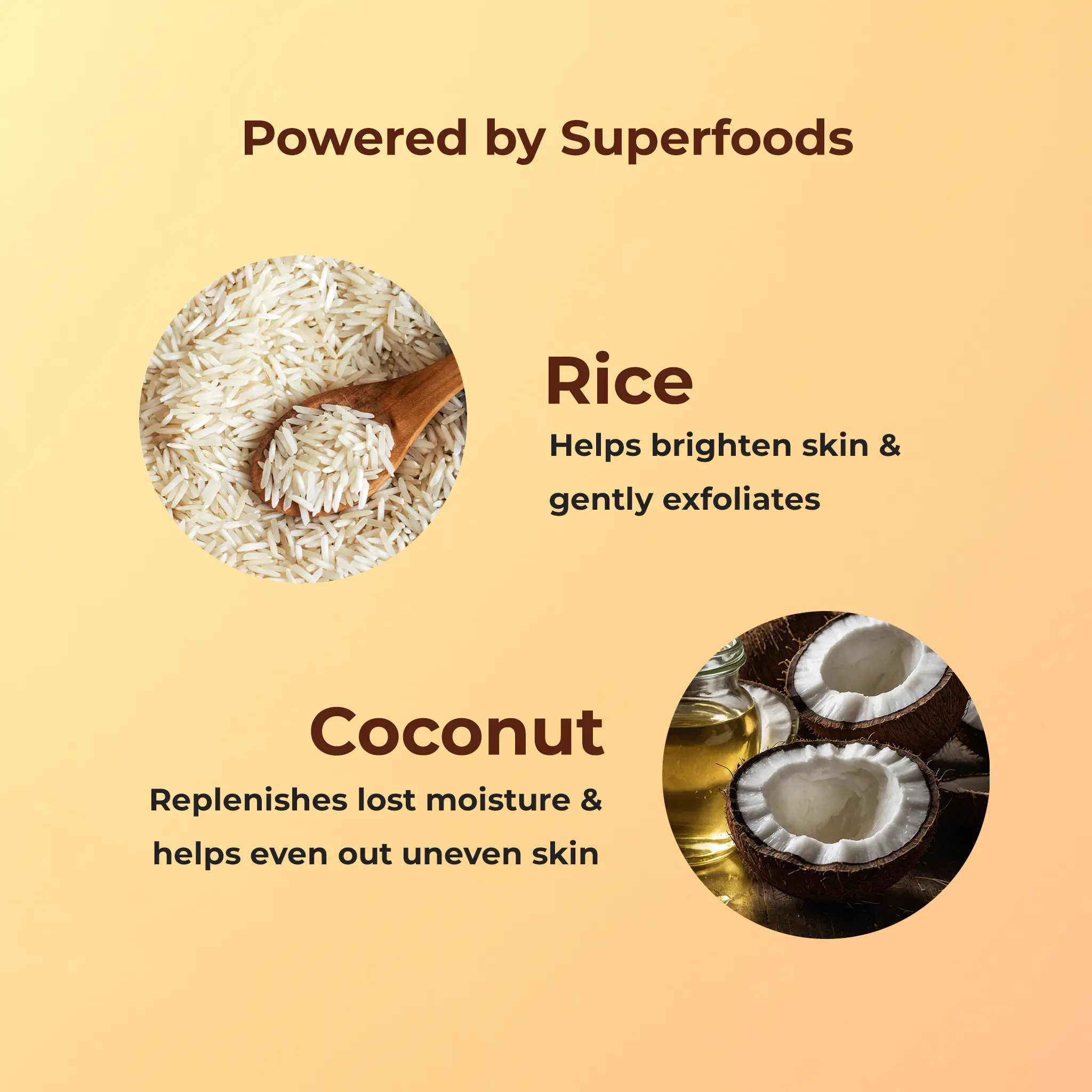 Naturali Radiant Glow Body Scrub With Rice & Coconut - Image 3