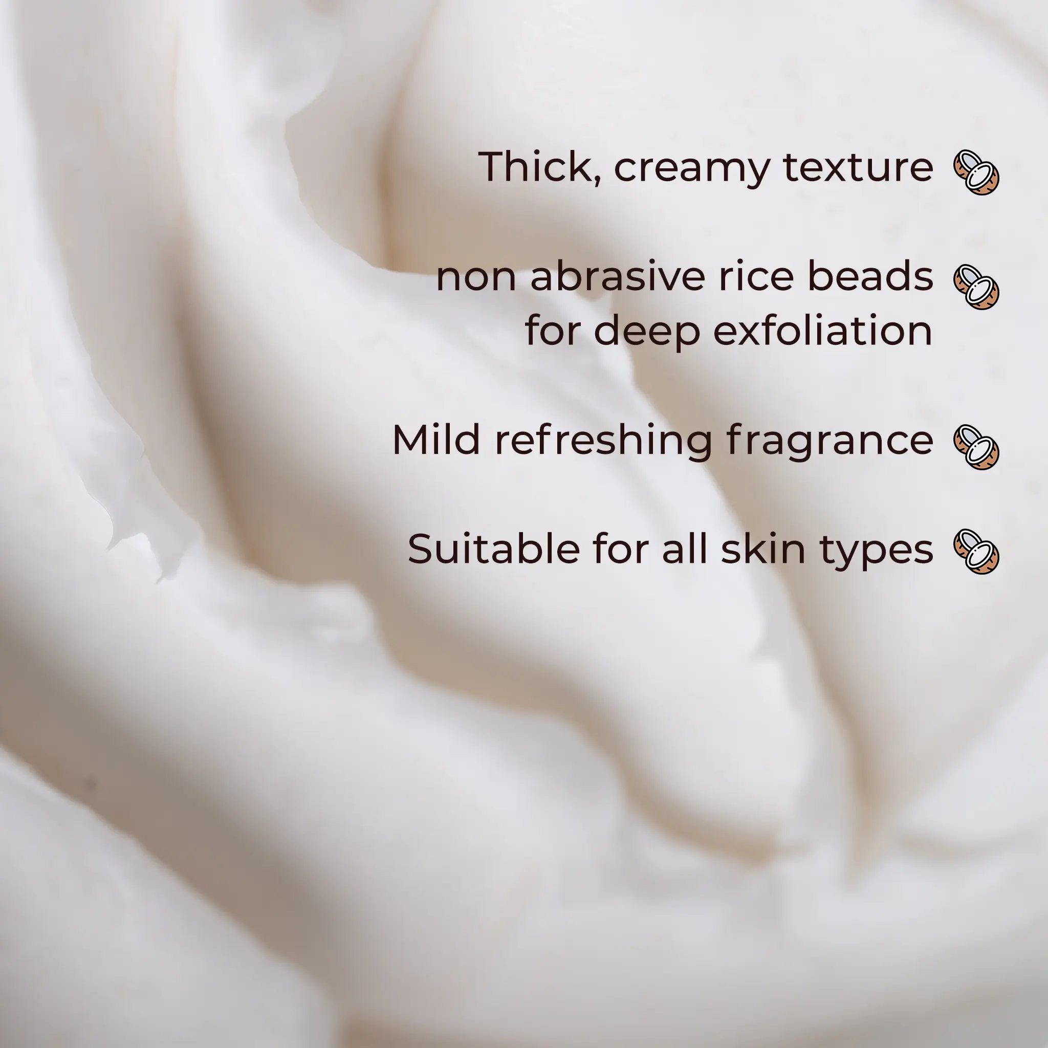 Naturali Radiant Glow Body Scrub With Rice & Coconut - Image 4