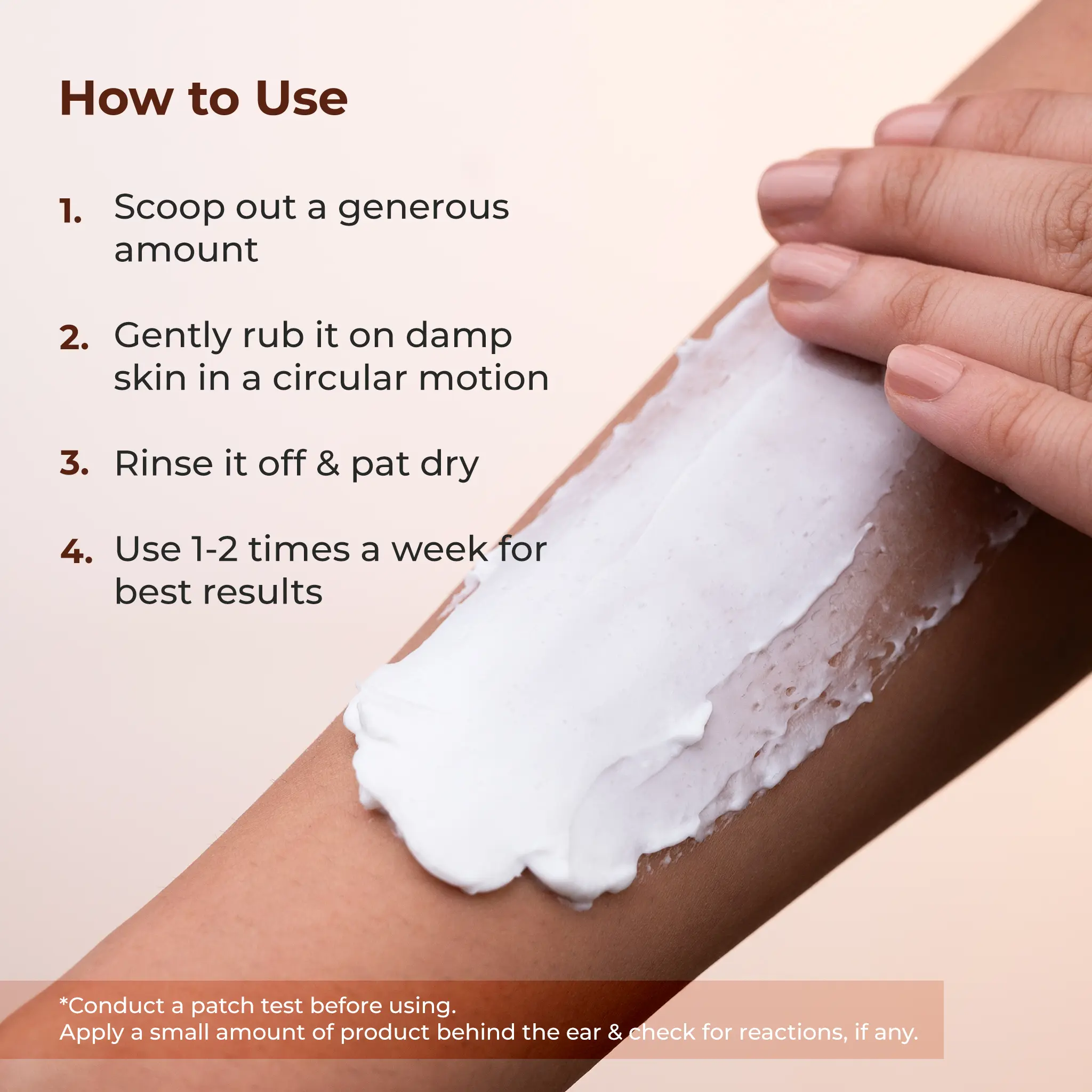 Naturali Radiant Glow Body Scrub With Rice & Coconut - Image 5