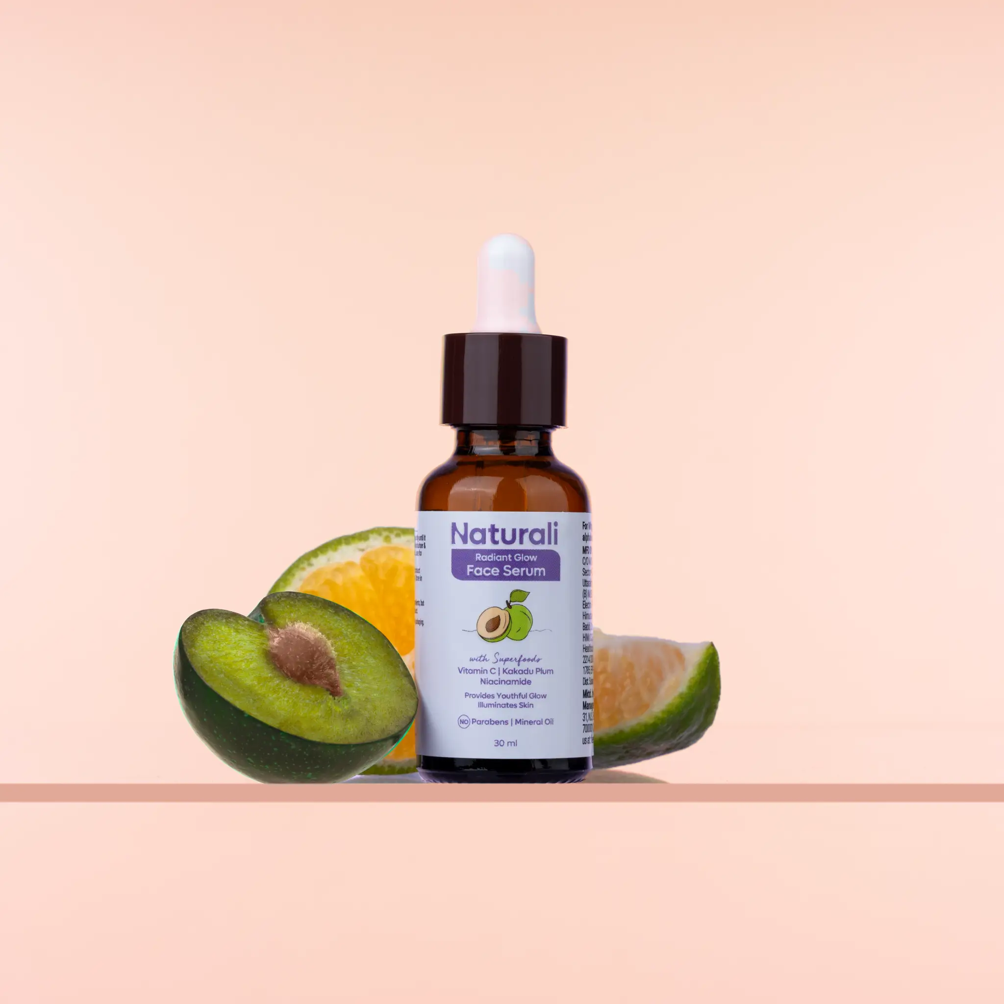 Naturali Radiant Glow Face Serum With Kakadu Plum, Vitamin C & Niacinamide - Image 6