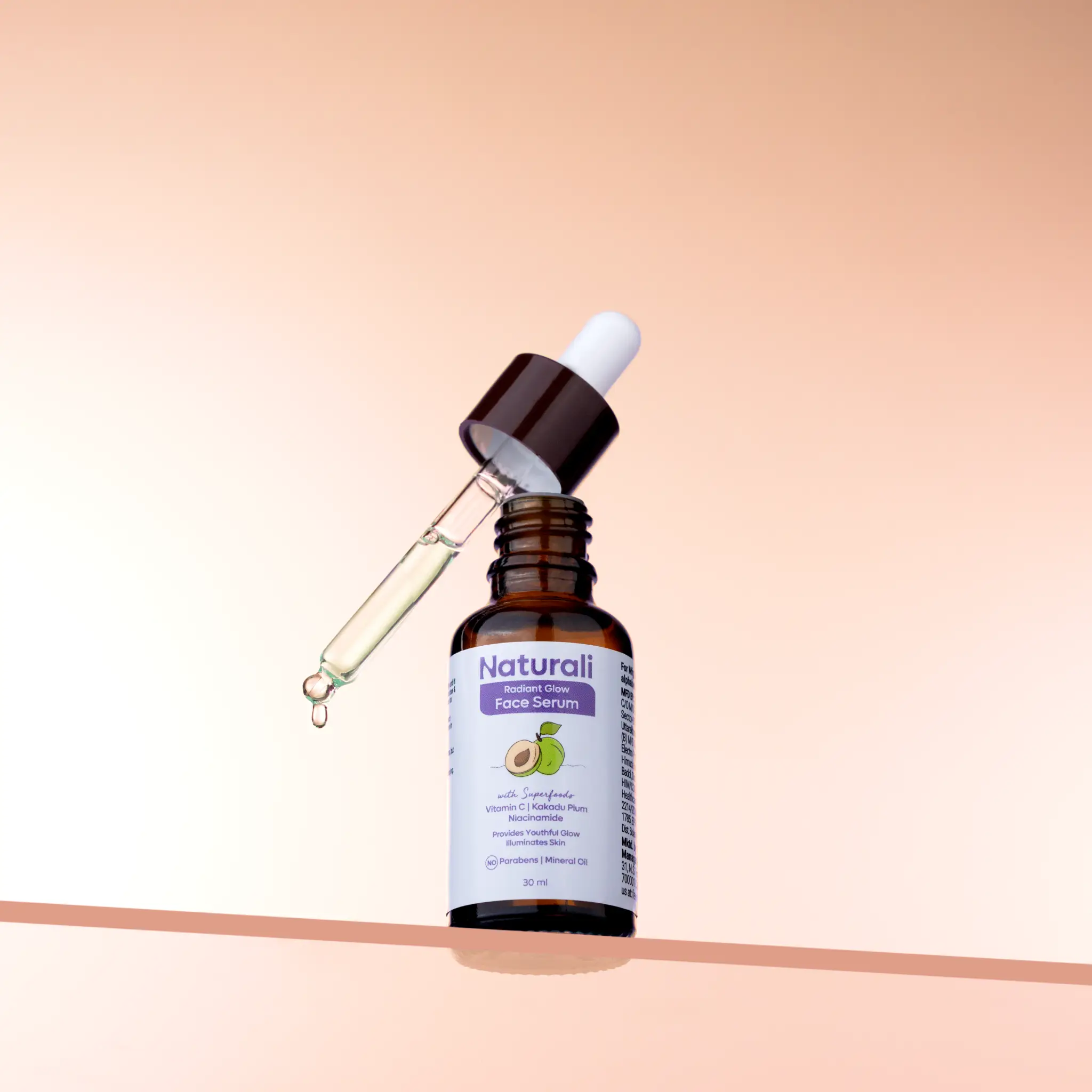 Naturali Radiant Glow Face Serum With Kakadu Plum, Vitamin C & Niacinamide - Image 9