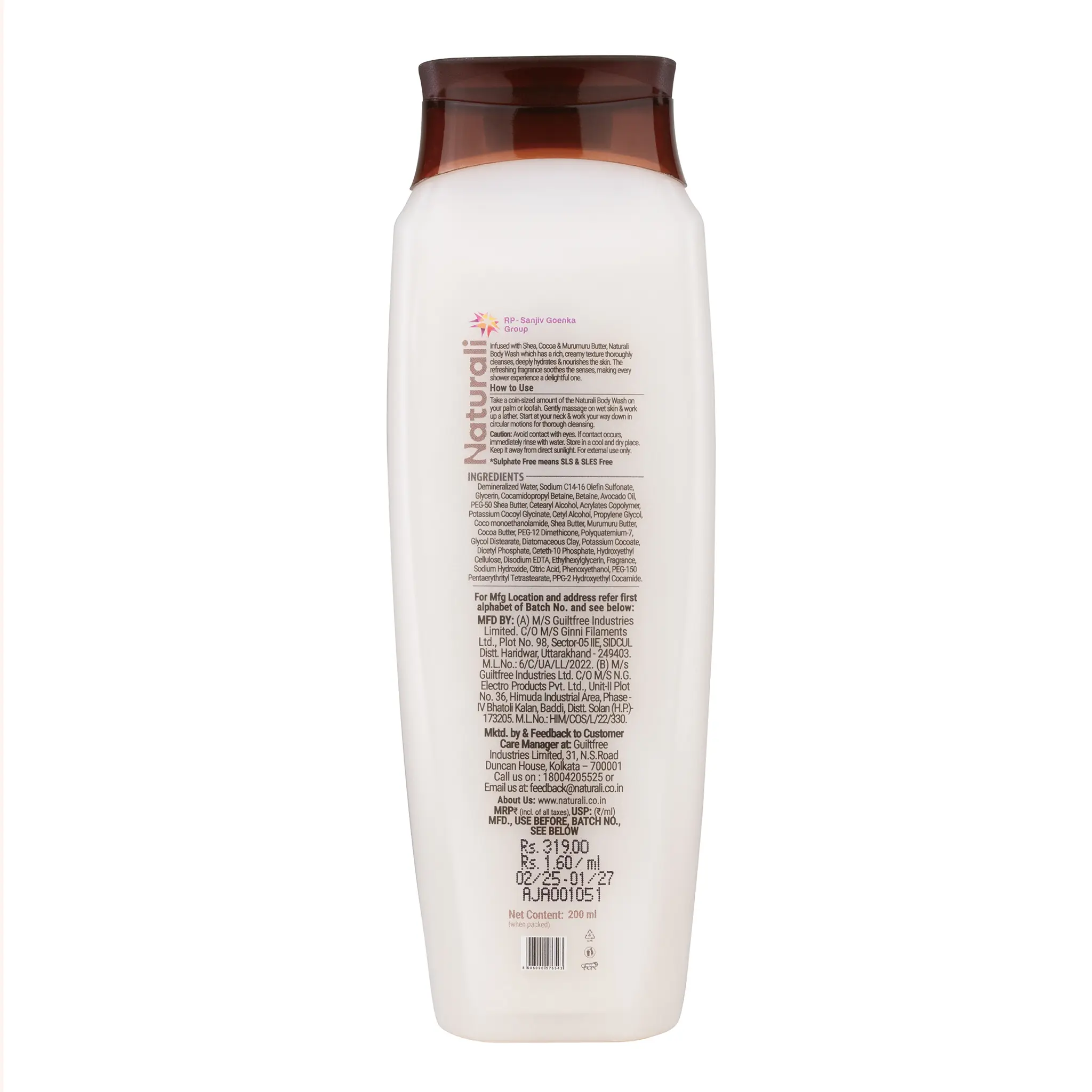Naturali Shower Essentials - Deep Moisturising Body Wash + Loofah - Image 10