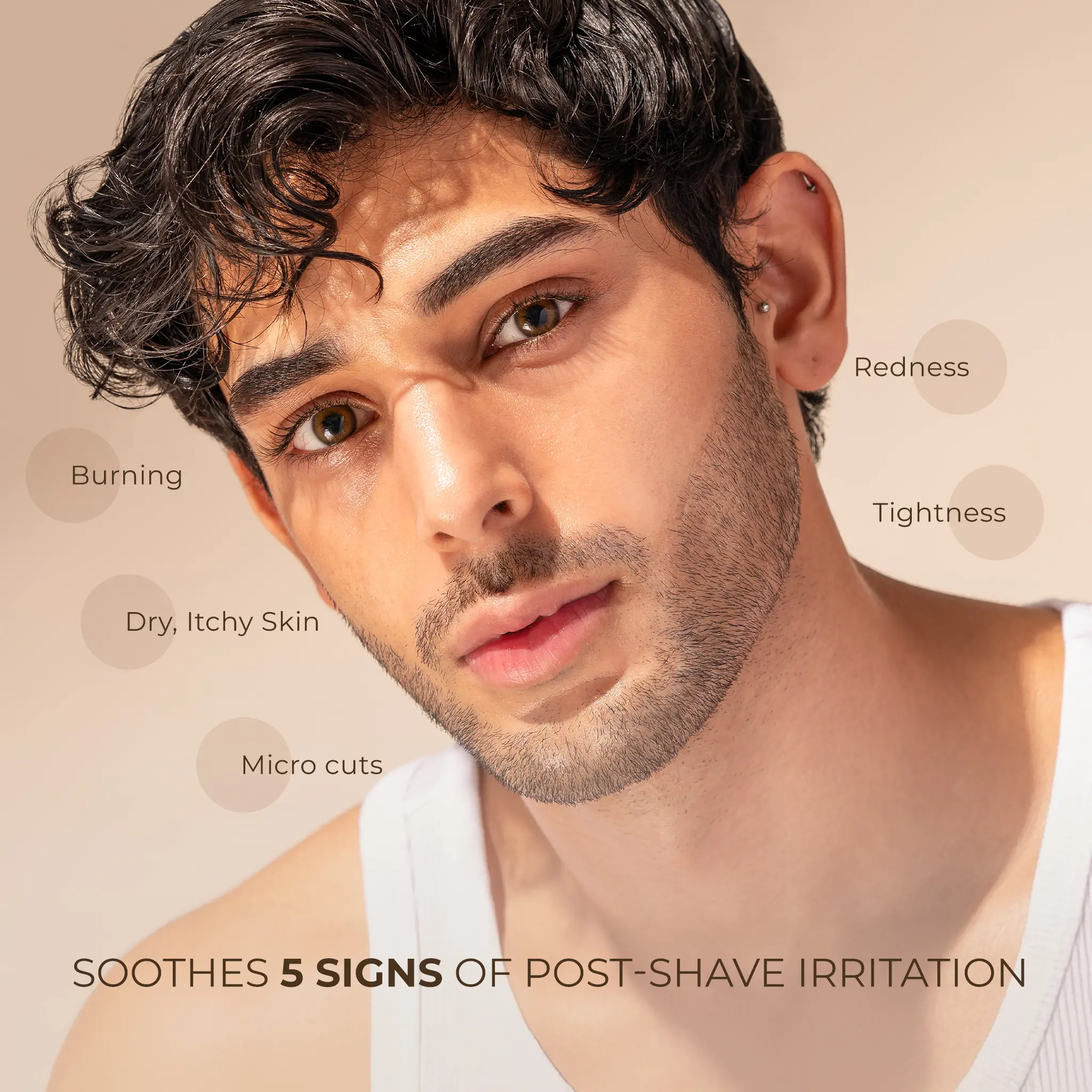 Naturali Soothing Face Moisturiser For Men With Green Tea, Cica & Vitamin E - Image 5