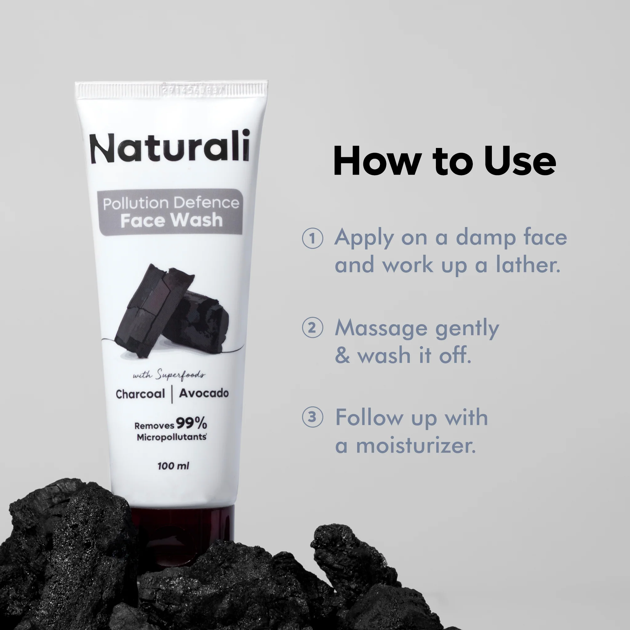 Naturali Pollution Defence Face Wash (Pack of 2) - Image 5