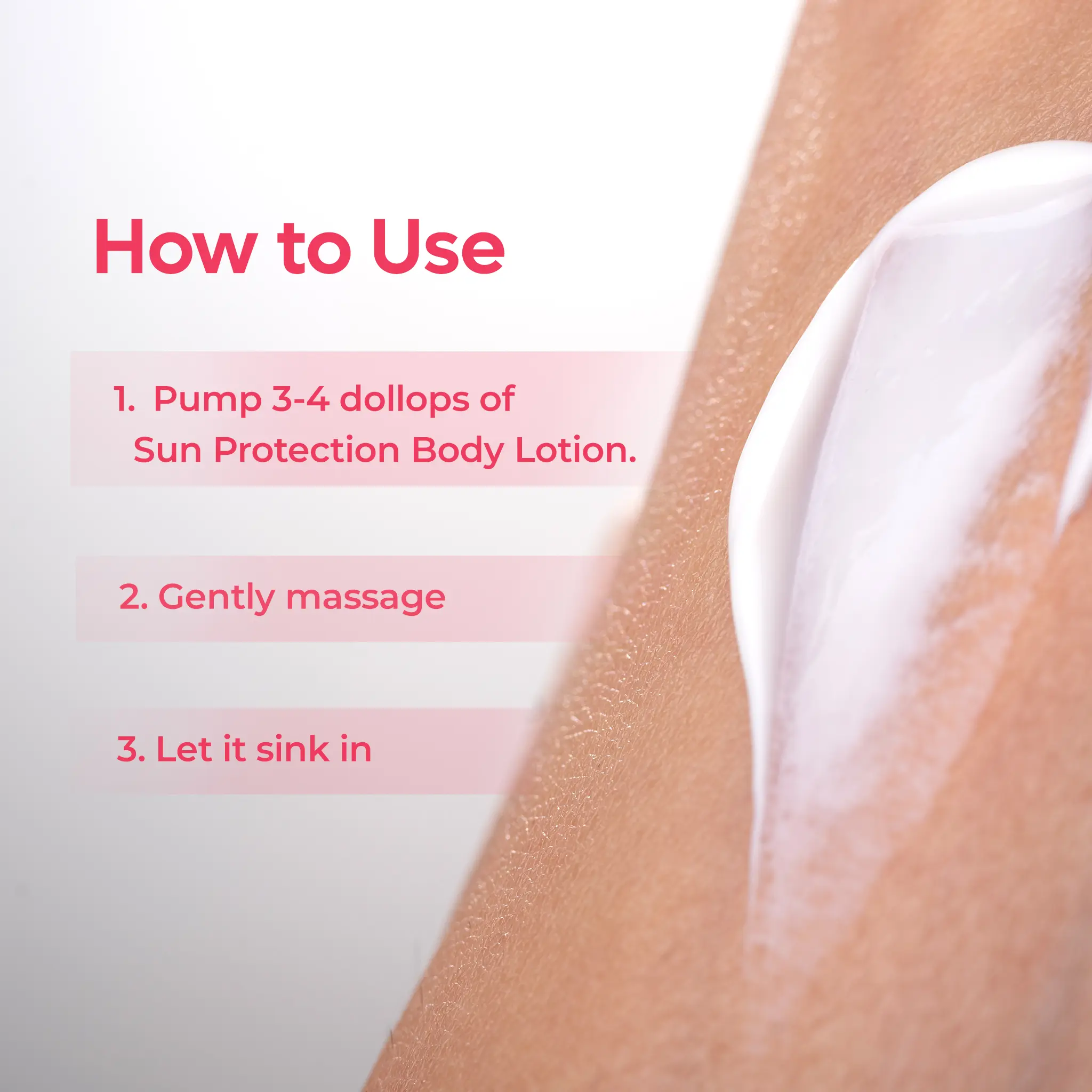 Naturali Sun Protection Body Lotion with SPF25 PA+++ infused with Raspberry and Avocado - Image 5